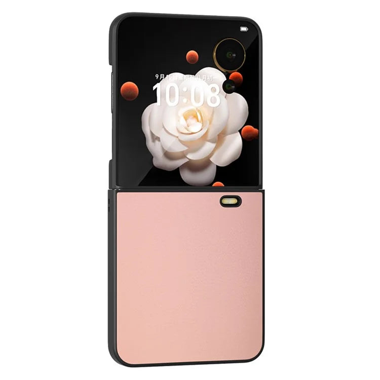 For Honor Magic V Flip 5G Case PU Leather Coated Hard PC Folding Phone Cover