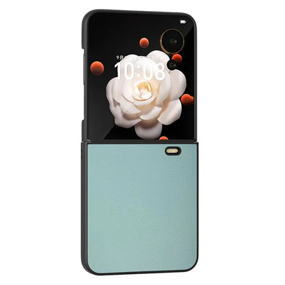 For Honor Magic V Flip 5G Case PU Leather Coated Hard PC Folding Phone Cover