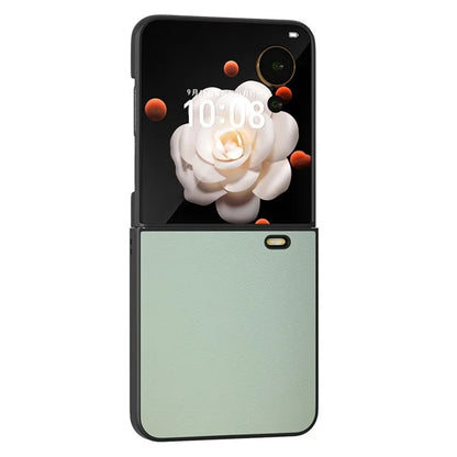 For Honor Magic V Flip 5G Case PU Leather Coated Hard PC Folding Phone Cover