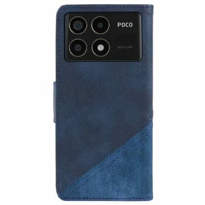 For Xiaomi Redmi K70 5G / K70 Pro 5G / Poco F6 Pro 5G Case Wallet Leather Phone Cover Texture Splicing