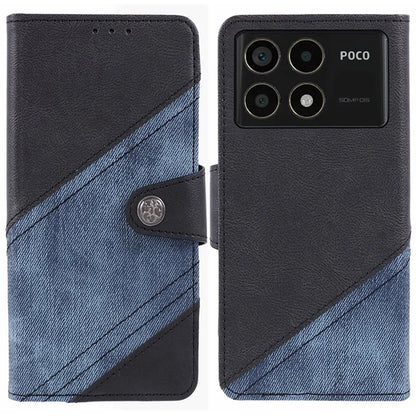 For Xiaomi Redmi K70 5G / K70 Pro 5G / Poco F6 Pro 5G Case Wallet Leather Phone Cover Texture Splicing