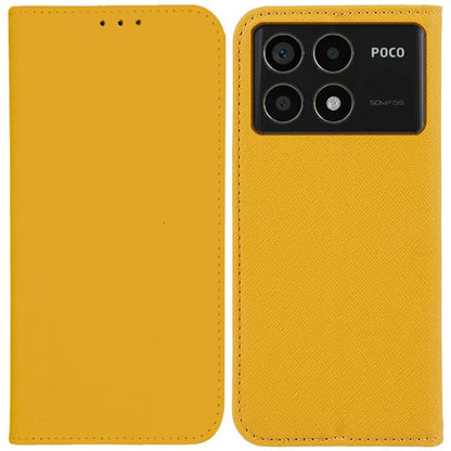 For Xiaomi Redmi K70 5G / K70 Pro 5G / Poco F6 Pro 5G Case Wallet Leather Phone Cover Cross Texture