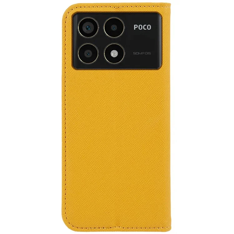 For Xiaomi Redmi K70 5G / K70 Pro 5G / Poco F6 Pro 5G Case Wallet Leather Phone Cover Cross Texture