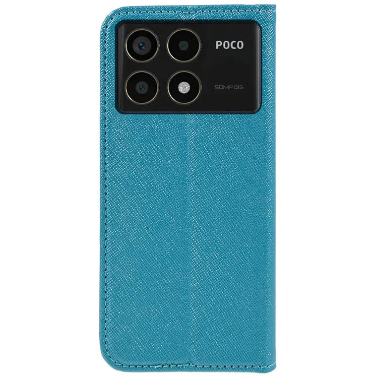 For Xiaomi Redmi K70 5G / K70 Pro 5G / Poco F6 Pro 5G Case Wallet Leather Phone Cover Cross Texture