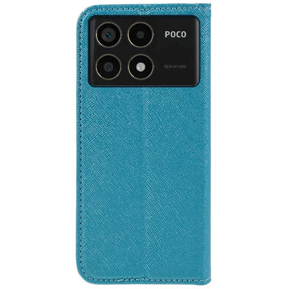 For Xiaomi Redmi K70 5G / K70 Pro 5G / Poco F6 Pro 5G Case Wallet Leather Phone Cover Cross Texture