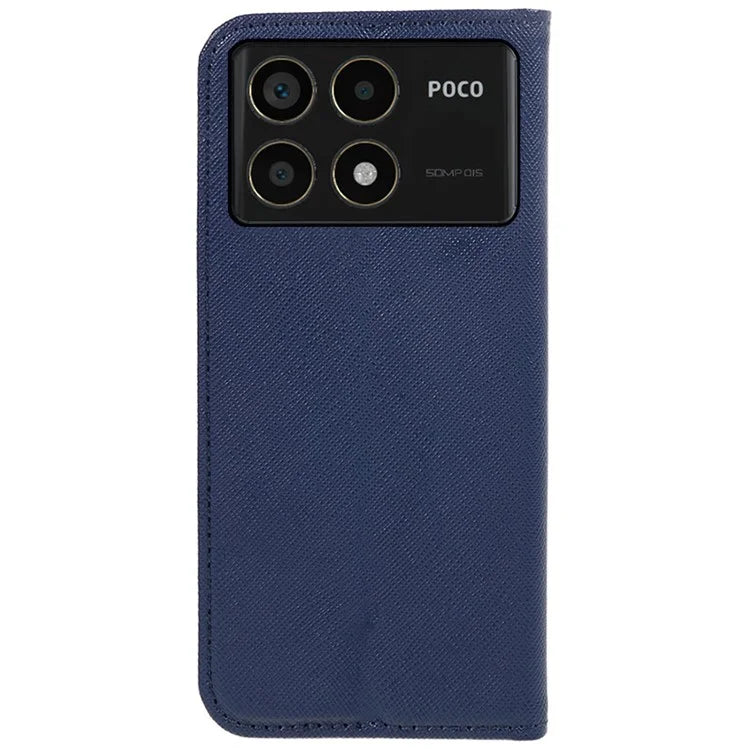 For Xiaomi Redmi K70 5G / K70 Pro 5G / Poco F6 Pro 5G Case Wallet Leather Phone Cover Cross Texture