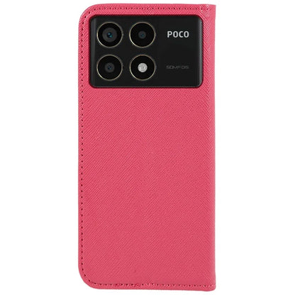 For Xiaomi Redmi K70 5G / K70 Pro 5G / Poco F6 Pro 5G Case Wallet Leather Phone Cover Cross Texture