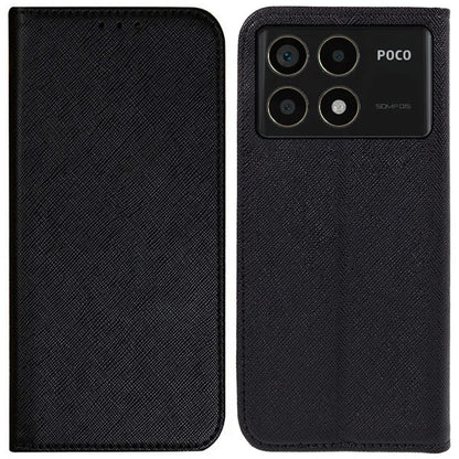 For Xiaomi Redmi K70 5G / K70 Pro 5G / Poco F6 Pro 5G Case Wallet Leather Phone Cover Cross Texture