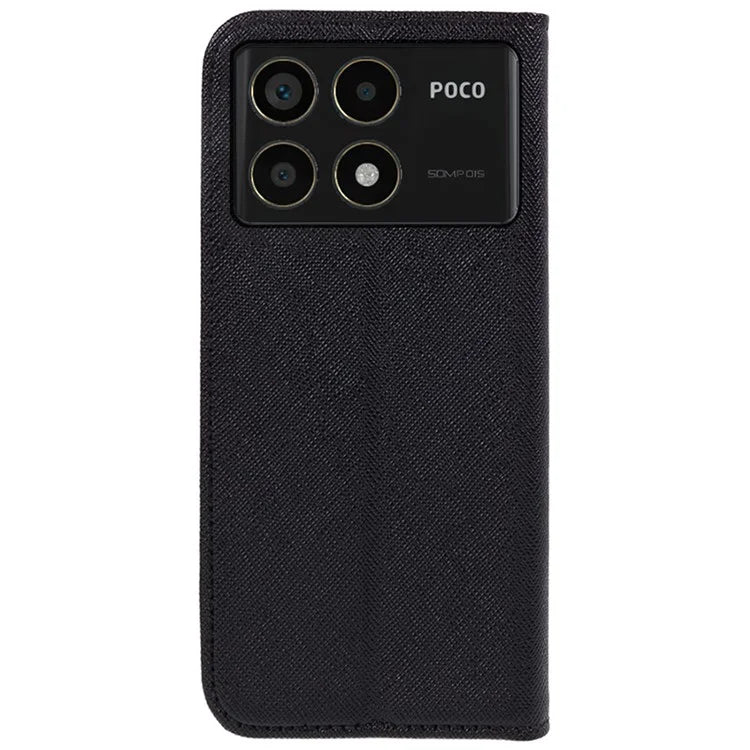 For Xiaomi Redmi K70 5G / K70 Pro 5G / Poco F6 Pro 5G Case Wallet Leather Phone Cover Cross Texture