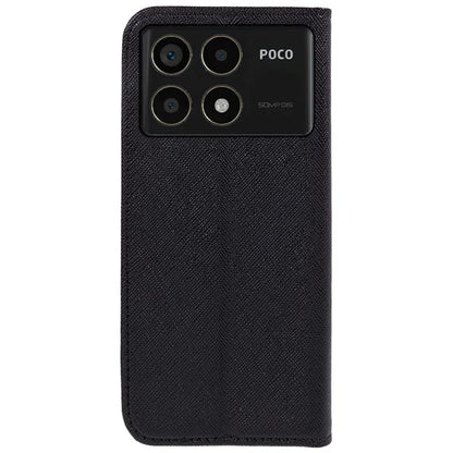 For Xiaomi Redmi K70 5G / K70 Pro 5G / Poco F6 Pro 5G Case Wallet Leather Phone Cover Cross Texture