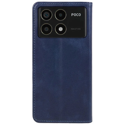 For Xiaomi Redmi K70 5G / K70 Pro 5G / Poco F6 Pro 5G Case Stand Leather Phone Cover Calf Texture