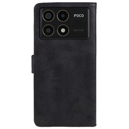 For Xiaomi Redmi K70 5G / K70 Pro 5G / Poco F6 Pro 5G Case Calf Texture Leather Wallet Phone Cover