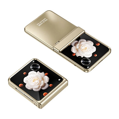 For Honor Magic V Flip 5G Case Electroplating Hard PC Protective Phone Cover