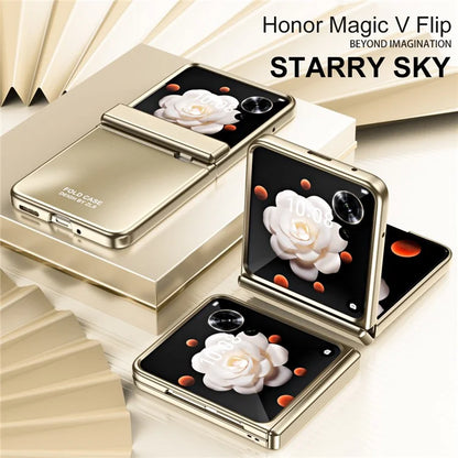For Honor Magic V Flip 5G Case Electroplating Hard PC Protective Phone Cover