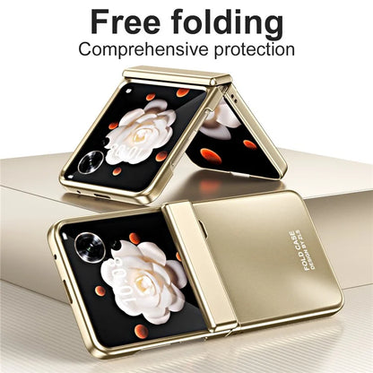 For Honor Magic V Flip 5G Case Electroplating Hard PC Protective Phone Cover