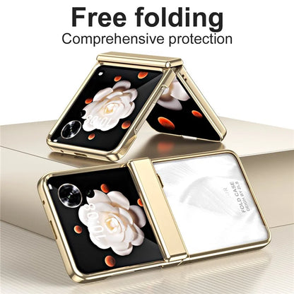 For Honor Magic V Flip 5G Case Electroplating PC Folding Phone Cover