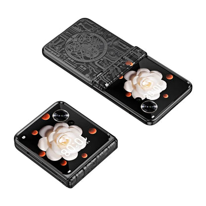 For Honor Magic V Flip 5G Case Mechanical Legend Electroplating PC Phone Cover