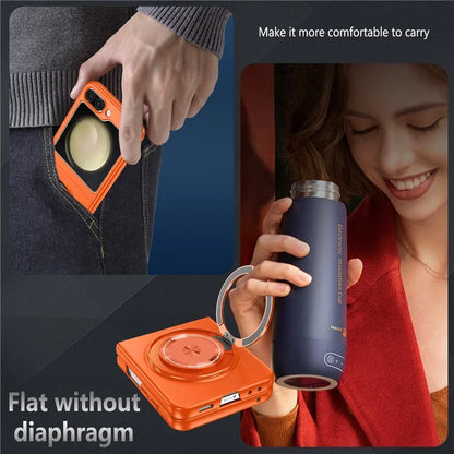 For Samsung Galaxy Z Flip6 5G Magnetic Case Rotating Kickstand PC Hard Phone Cover