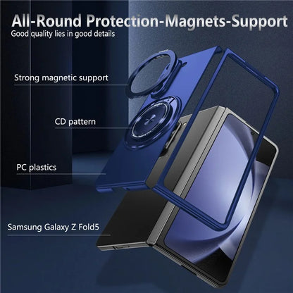 For Samsung Galaxy Z Fold6 5G Case Magnetic Kickstand Hard PC Shockproof Protective Cover