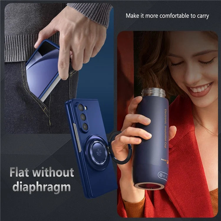For Samsung Galaxy Z Fold6 5G Case Magnetic Kickstand Hard PC Shockproof Protective Cover
