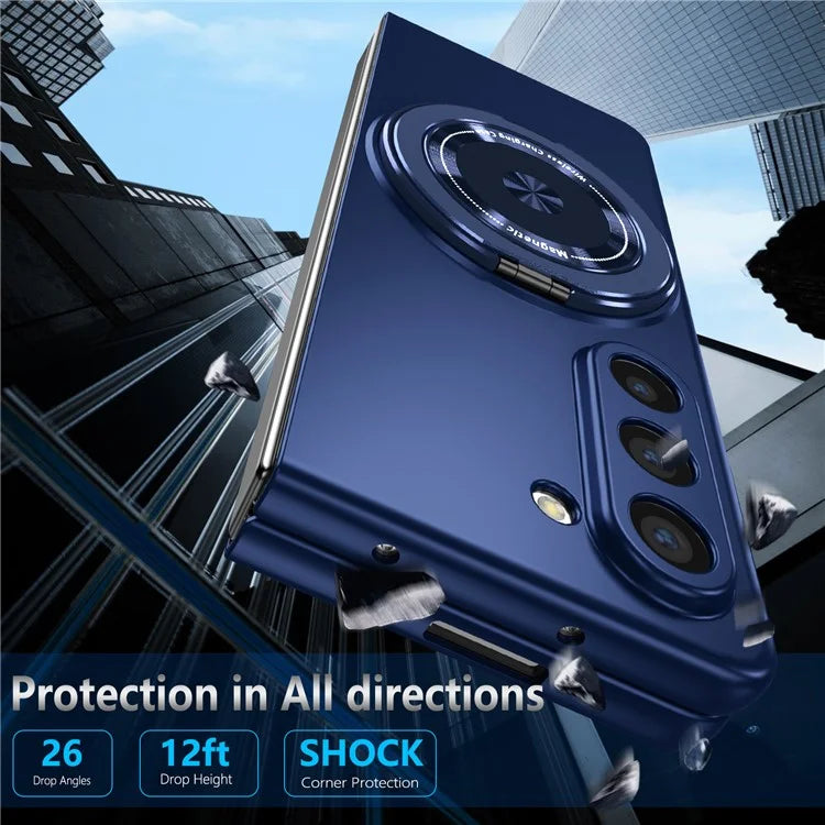 For Samsung Galaxy Z Fold6 5G Case Magnetic Kickstand Hard PC Shockproof Protective Cover