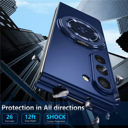 For Samsung Galaxy Z Fold6 5G Case Magnetic Kickstand Hard PC Shockproof Protective Cover