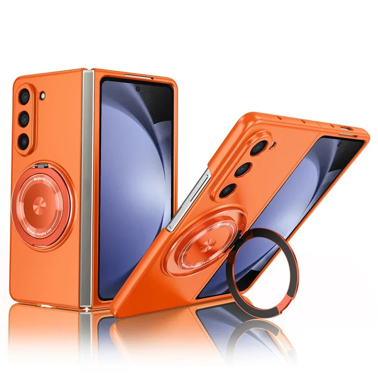 For Samsung Galaxy Z Fold6 5G Case Magnetic Kickstand Hard PC Shockproof Protective Cover