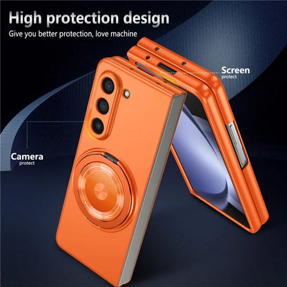 For Samsung Galaxy Z Fold6 5G Case Magnetic Kickstand Hard PC Shockproof Protective Cover