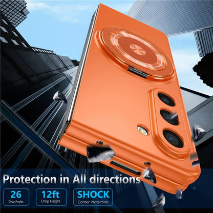 For Samsung Galaxy Z Fold6 5G Case Magnetic Kickstand Hard PC Shockproof Protective Cover