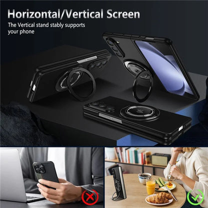 For Samsung Galaxy Z Fold6 5G Case Magnetic Kickstand Hard PC Shockproof Protective Cover
