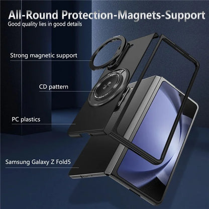 For Samsung Galaxy Z Fold6 5G Case Magnetic Kickstand Hard PC Shockproof Protective Cover