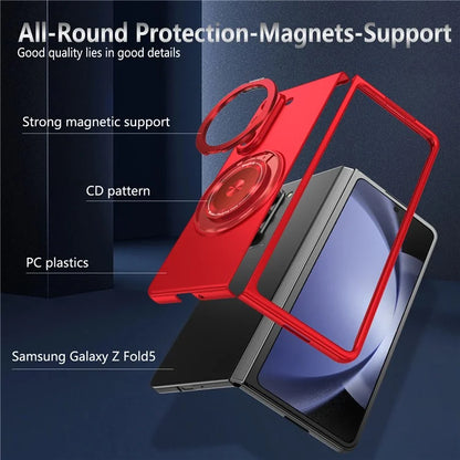 For Samsung Galaxy Z Fold6 5G Case Magnetic Kickstand Hard PC Shockproof Protective Cover