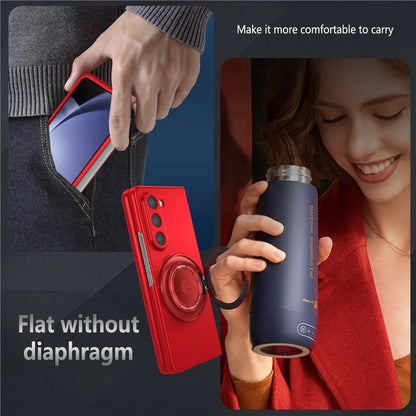 For Samsung Galaxy Z Fold6 5G Case Magnetic Kickstand Hard PC Shockproof Protective Cover