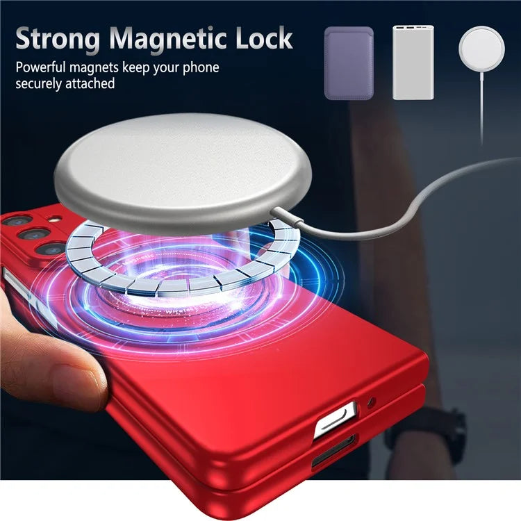 For Samsung Galaxy Z Fold6 5G Case Magnetic Kickstand Hard PC Shockproof Protective Cover