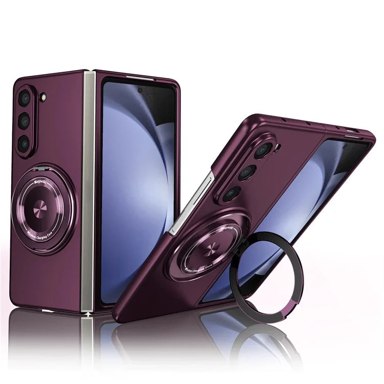 For Samsung Galaxy Z Fold6 5G Case Magnetic Kickstand Hard PC Shockproof Protective Cover