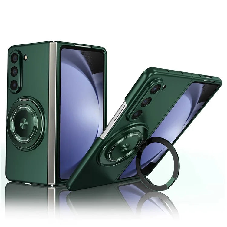 For Samsung Galaxy Z Fold6 5G Case Magnetic Kickstand Hard PC Shockproof Protective Cover