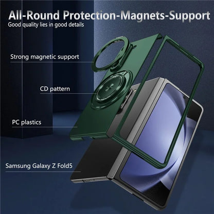 For Samsung Galaxy Z Fold6 5G Case Magnetic Kickstand Hard PC Shockproof Protective Cover
