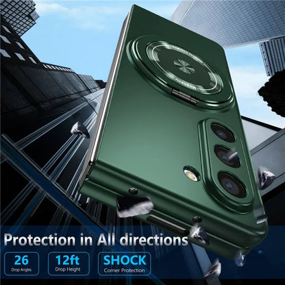 For Samsung Galaxy Z Fold6 5G Case Magnetic Kickstand Hard PC Shockproof Protective Cover