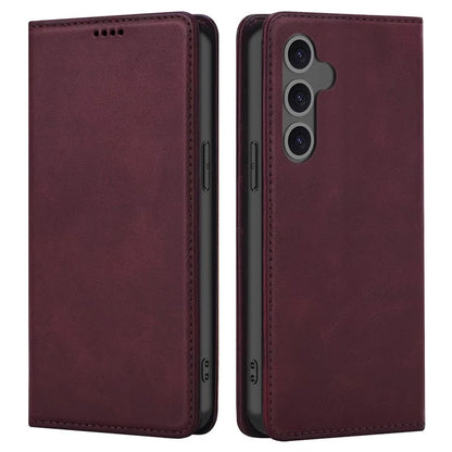 For Samsung Galaxy S24 FE Case Leather RFID Blocking Wallet Phone Cover