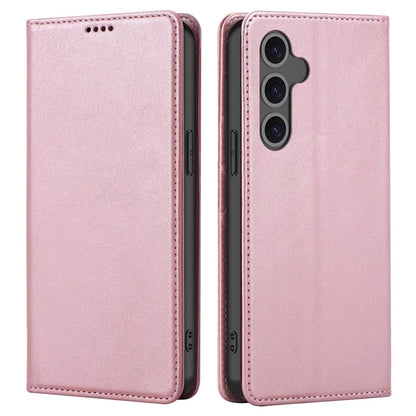 For Samsung Galaxy S24 FE Case Leather RFID Blocking Wallet Phone Cover
