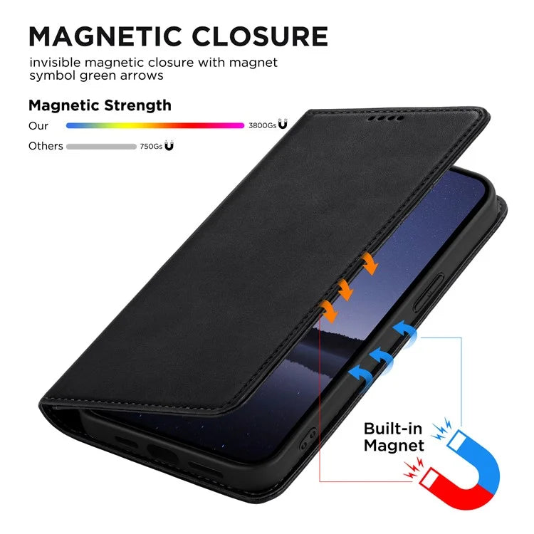 For Samsung Galaxy S24 FE Case Leather RFID Blocking Wallet Phone Cover