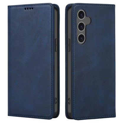 For Samsung Galaxy S24 FE Case Leather RFID Blocking Wallet Phone Cover