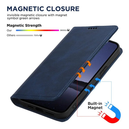 For Samsung Galaxy S24 FE Case Leather RFID Blocking Wallet Phone Cover