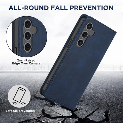 For Samsung Galaxy S24 FE Case Leather RFID Blocking Wallet Phone Cover
