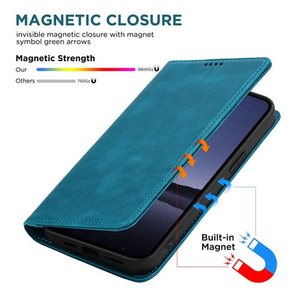 For Samsung Galaxy S24 FE Case Leather RFID Blocking Wallet Phone Cover