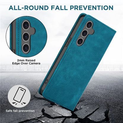 For Samsung Galaxy S24 FE Case Leather RFID Blocking Wallet Phone Cover