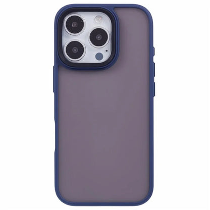 For iPhone 16 Pro Max Case PC+TPU  Frosted Translucent Back Phone Cover