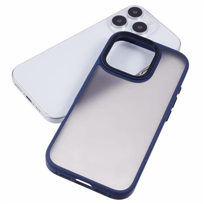 For iPhone 16 Pro Max Case PC+TPU  Frosted Translucent Back Phone Cover