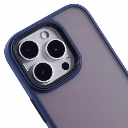 For iPhone 16 Pro Max Case PC+TPU  Frosted Translucent Back Phone Cover