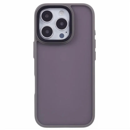 For iPhone 16 Pro Max Case PC+TPU  Frosted Translucent Back Phone Cover